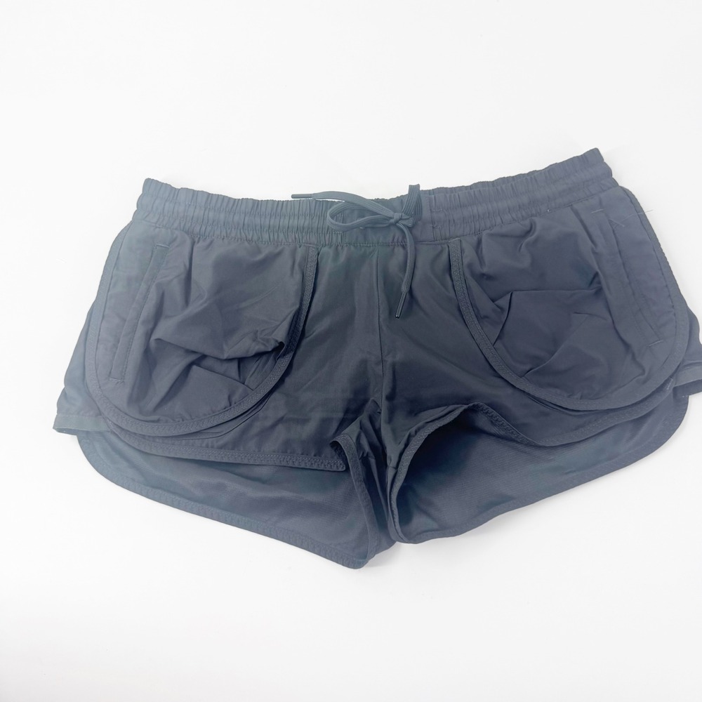 Adidas by Stella McCartney Womens Black Running Shorts Size M Elastic Waist
